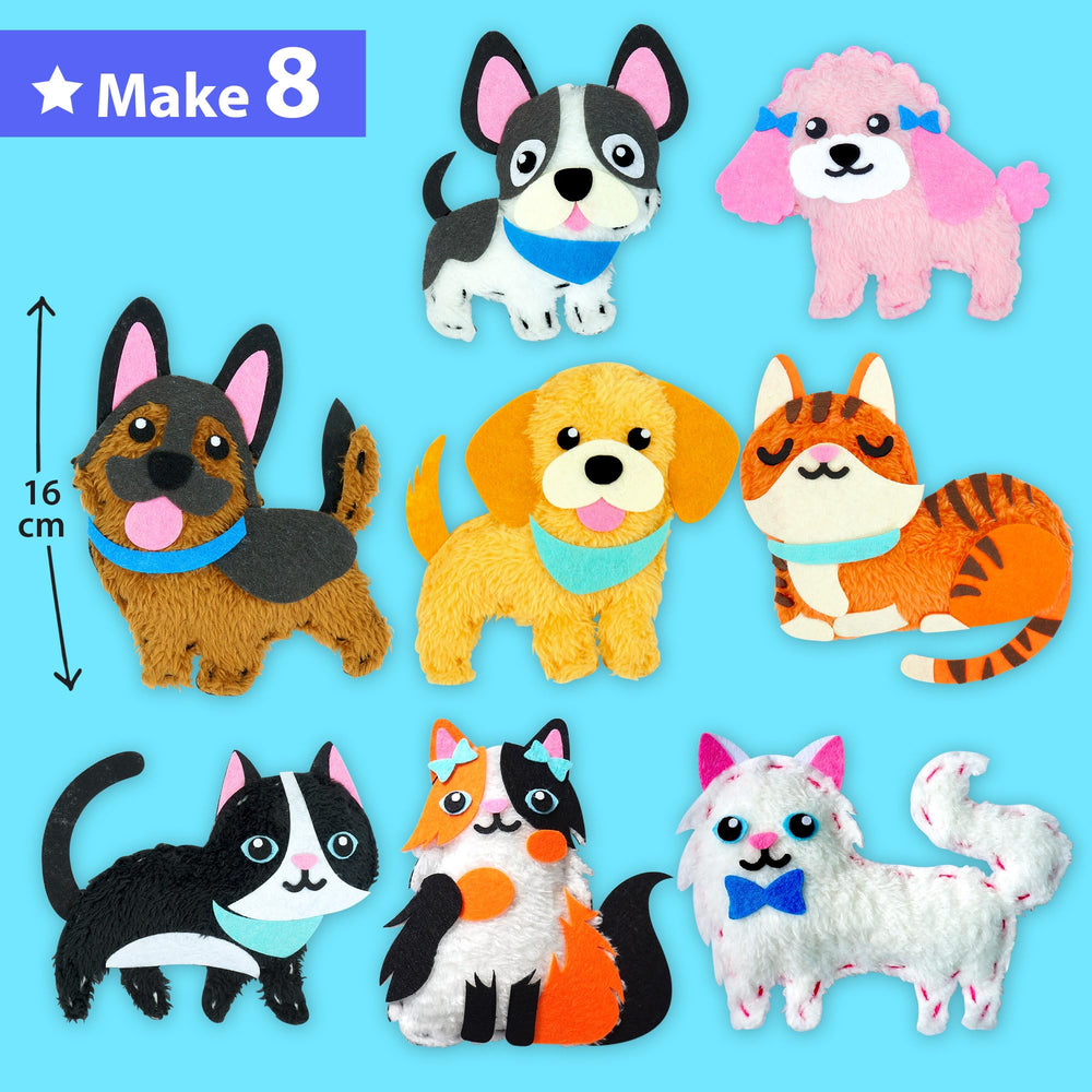 KRAFUN step-by-step instructions guide young crafters through plush sewing.