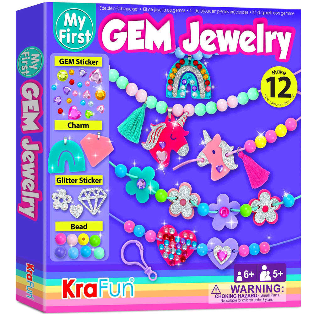 KRAFUN unicorn-princess-kit-box keeps materials organized and ready for gifting.