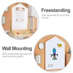KRAND natural birch wood frame with safe rounded edges