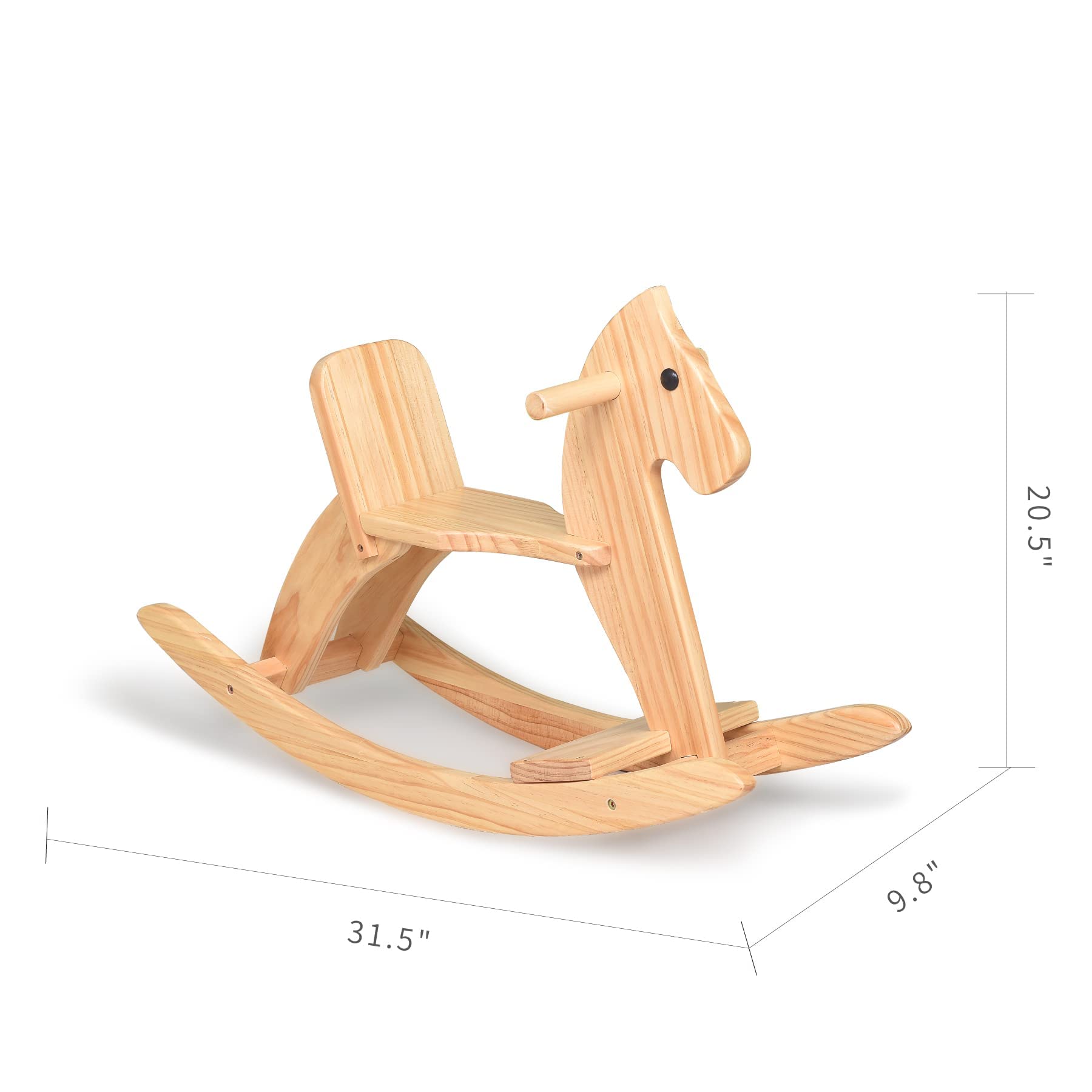 KRAND eco-friendly varnish finish offers child-safe shine and durability