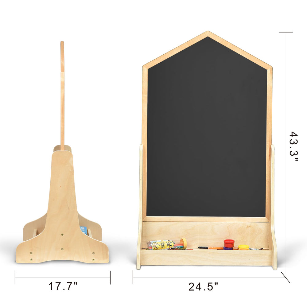 KRAND kids easel with rounded edges ensures safe playtime