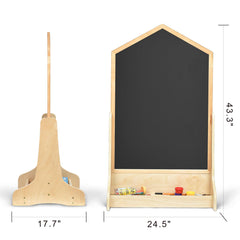 KRAND kids easel with rounded edges ensures safe playtime