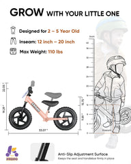KRIDDO sticker sets included for creative customization of the bike.