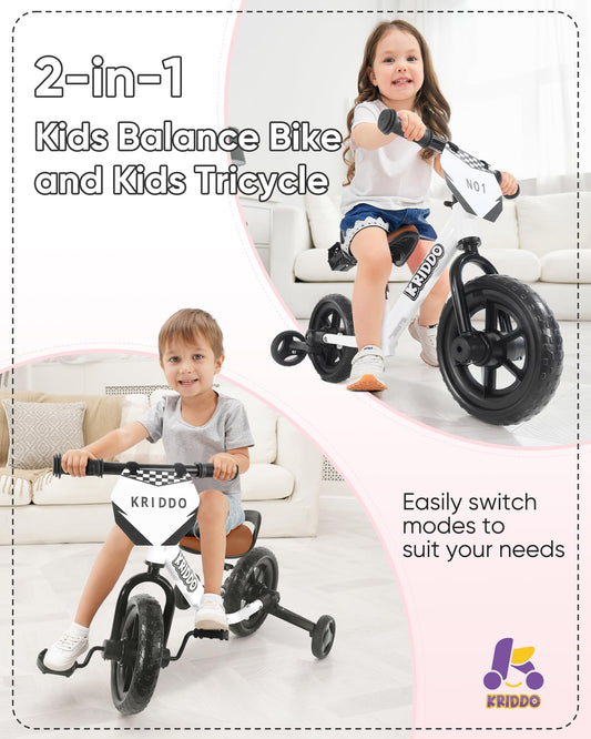 KRIDDO pedal storage under seat keeps pedals safe when switching modes.