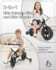 KRIDDO pedal storage under rear seat keeps pedals secure during transitions