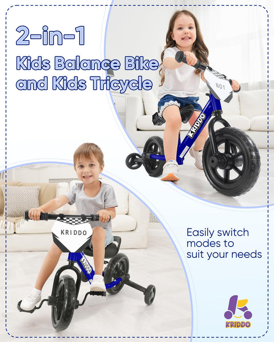 KRIDDO pedal storage under seat keeps pedals secure during rides.