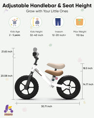 KRIDDO gift-ready packaging for ages 2-5 balance bike