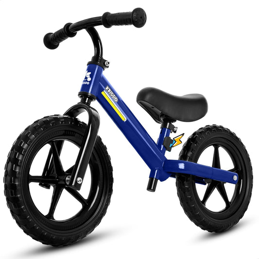 KRIDDO toddler balance bike rocket plate under seat adds personalized flair for fun