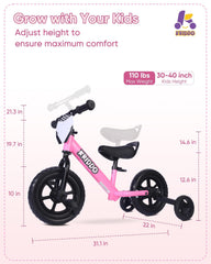 KRIDDO tool-free height adjustment helps parents find the right fit.