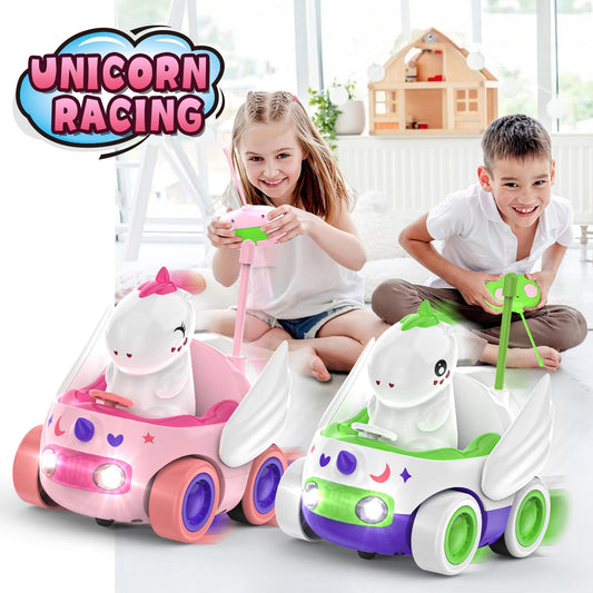 Kroyedfuw Unicorn RC Car rear view suitable for small hands