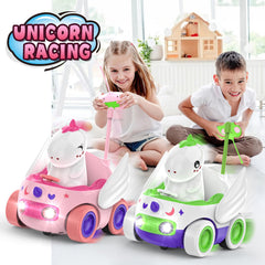 Kroyedfuw Unicorn RC Car rear view suitable for small hands