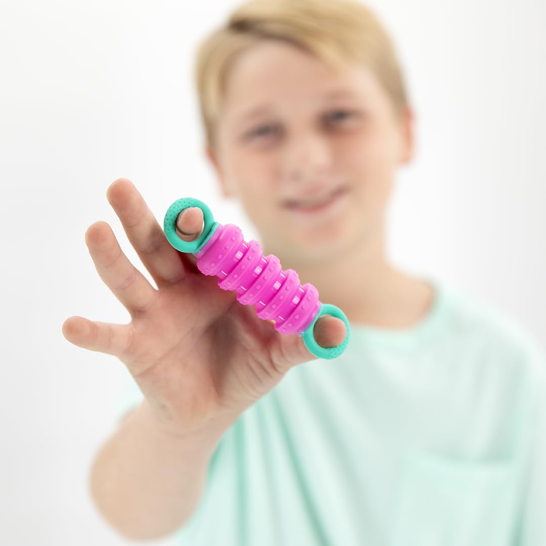 KRUMPLES Krumples Fidget Pullys in action with press-and-pop sounds