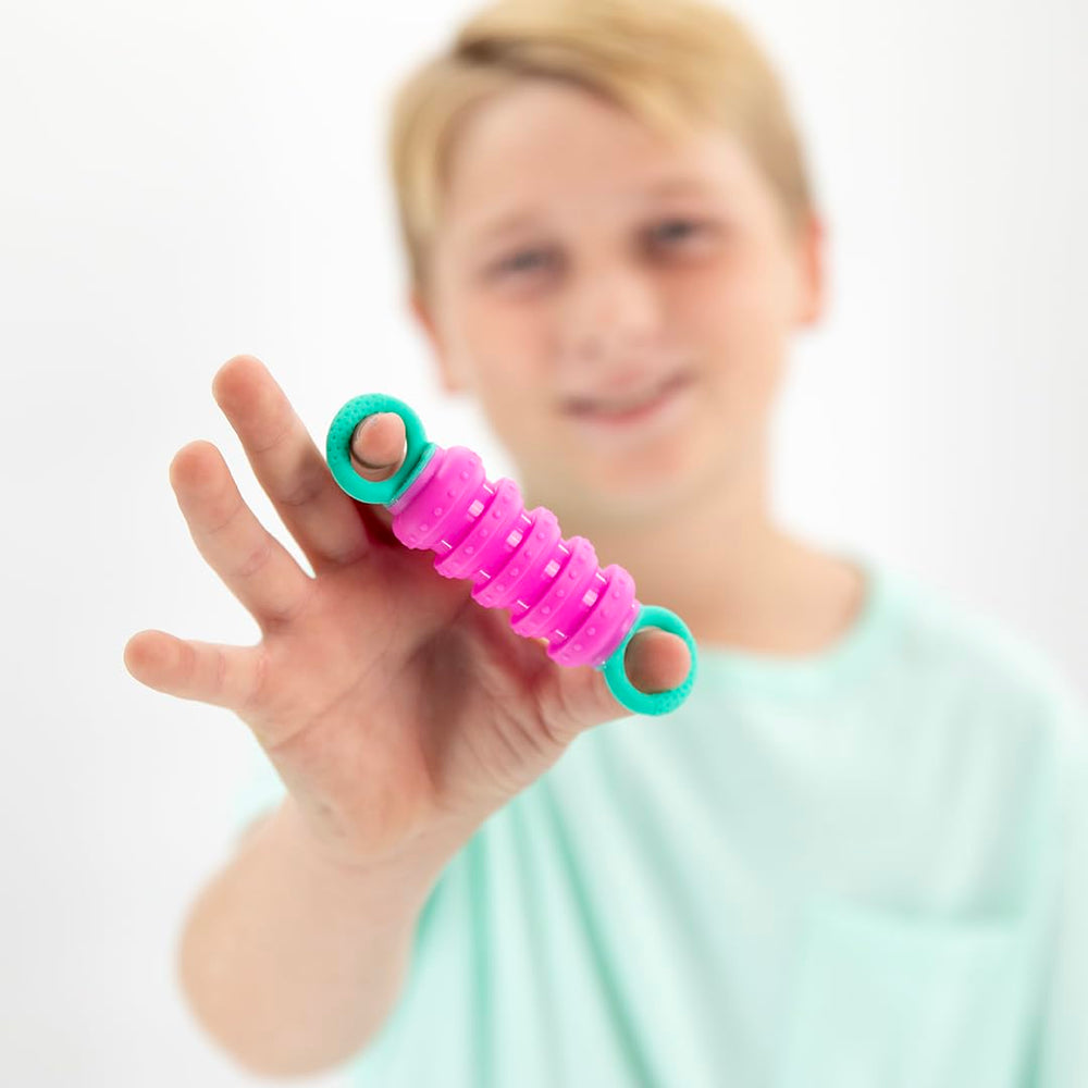 KRUMPLES Krumples Fidget Pullys in action with press-and-pop sounds