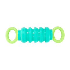 KRUMPLES Pully Teal at mealtime adds playful push and pop moments.