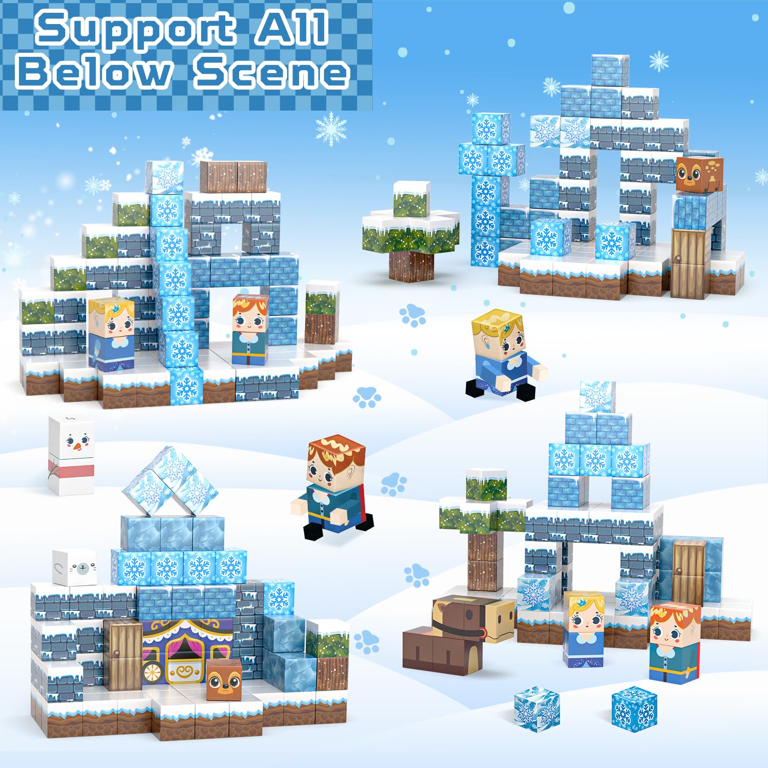 Kryzomat ice princess castle build for tall, stable structures.