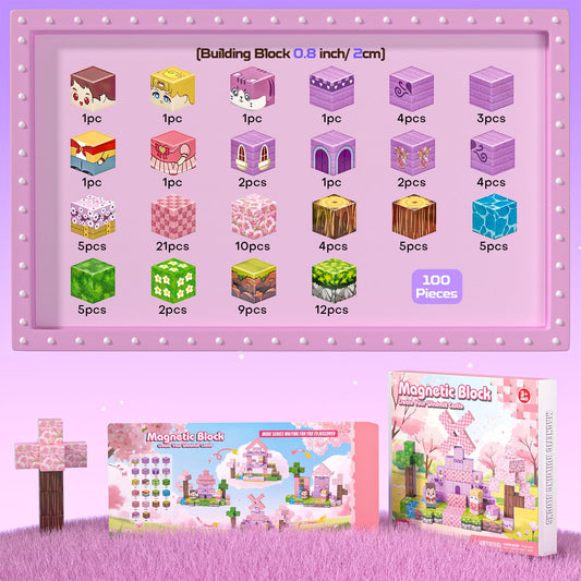 Kryzomat magnetic blocks colorful cubes inspire imaginative construction and color recognition.