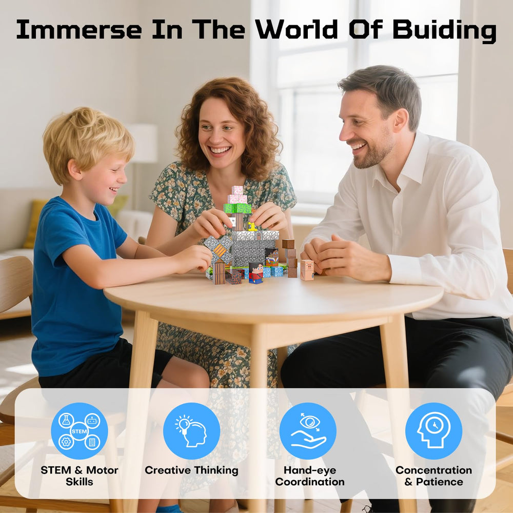 Kryzomat magnetic blocks safe and durable with sealed edges for worry-free play