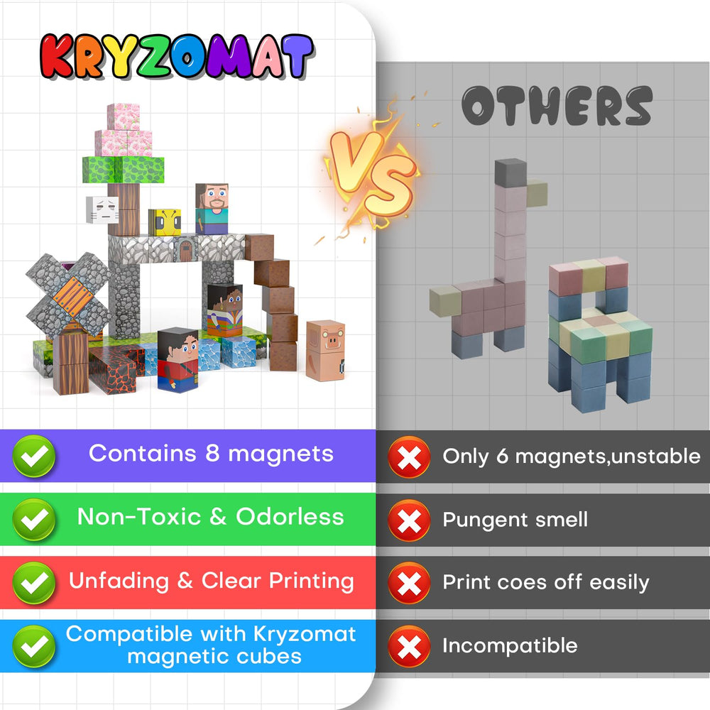 Kryzomat magnetic blocks boost STEM learning, hand-eye coordination and creativity