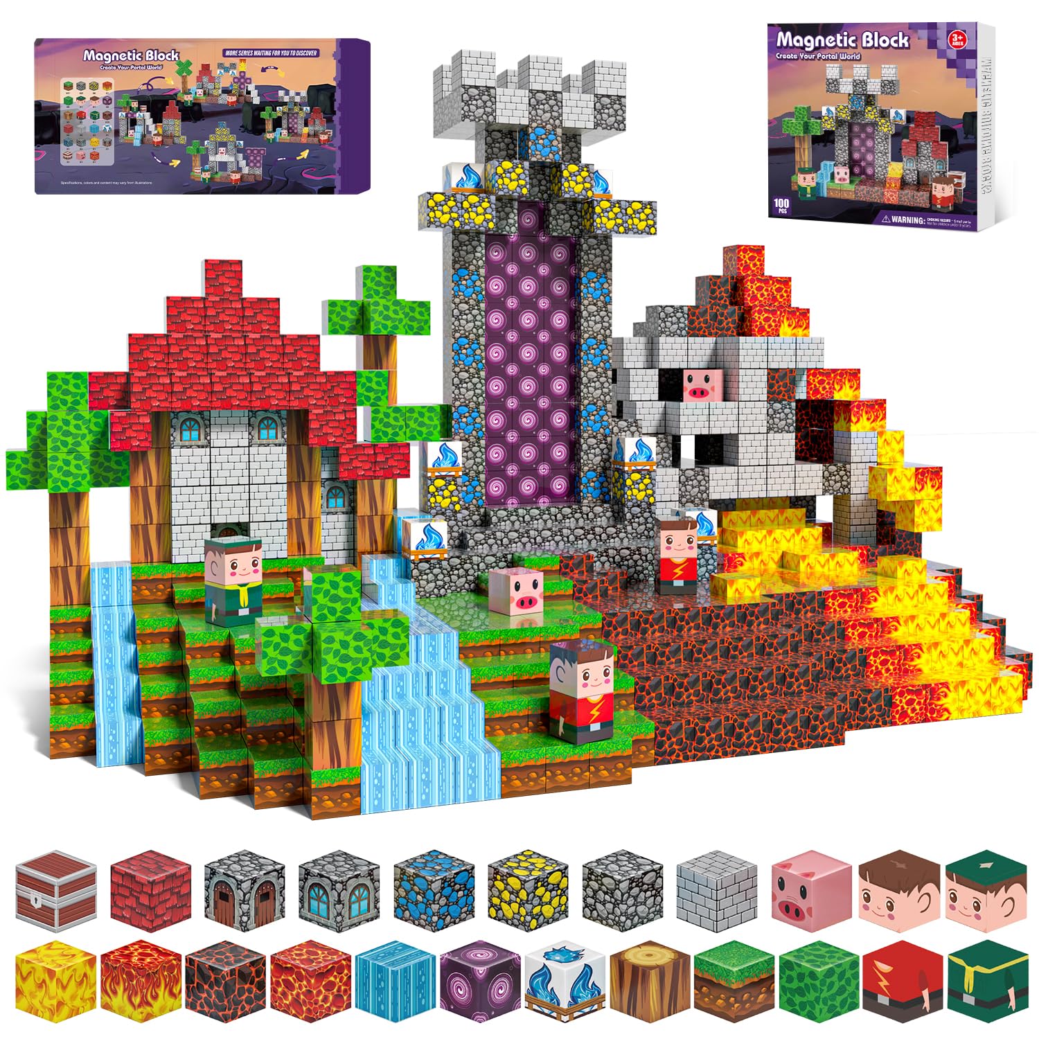 Kryzomat portal-themed adventure set stimulates imaginative play.