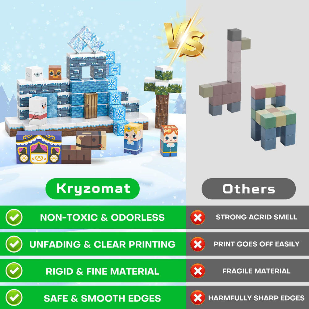 Kryzomat STEM learning blocks spark creativity and spatial awareness during hands-on play.