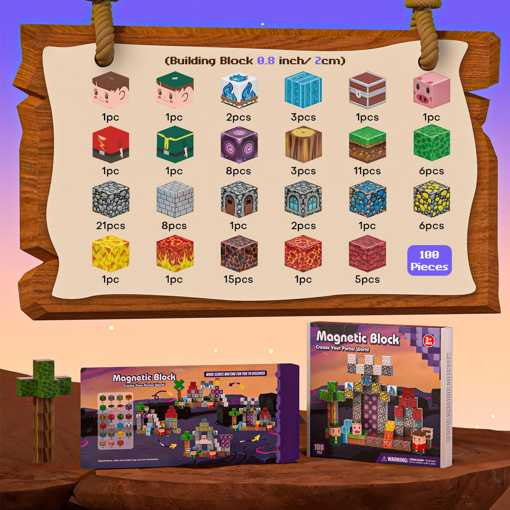 Kryzomat blocks with eight magnets lock securely for sturdy builds.