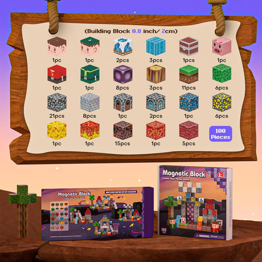 Kryzomat blocks with eight magnets lock securely for sturdy builds.