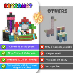 Kryzomat strong magnetic connection: sturdy builds for lasting playtime