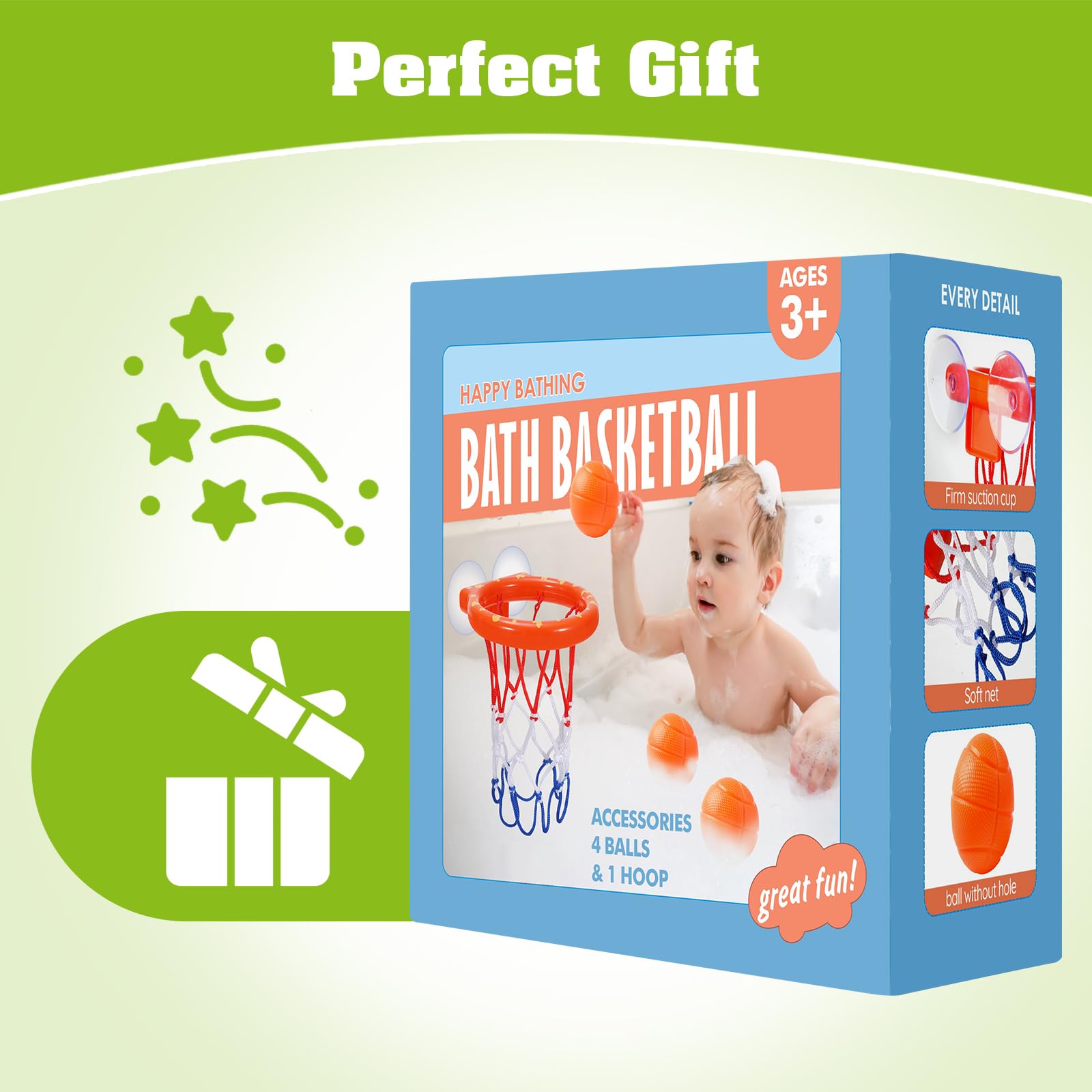 KSABVAIA bathtime toy makes a great gift for toddlers