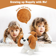 KSABVAIA plush Saint Bernard toy uses soft, safe materials for kid-friendly safety.