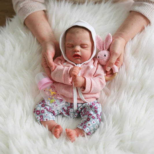 KSBD doll with hand-rooted eyelashes enhances realism for imaginative play