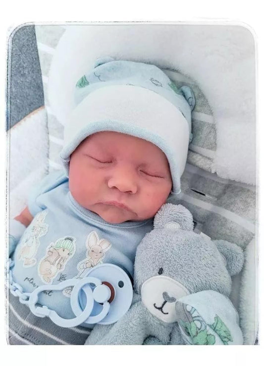 KSBD Levi 18-inch soft body doll ideal for gentle cuddling.