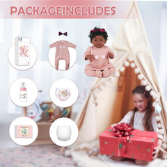 KSBD included accessories such as pacifier bottle diaper and birth certificate