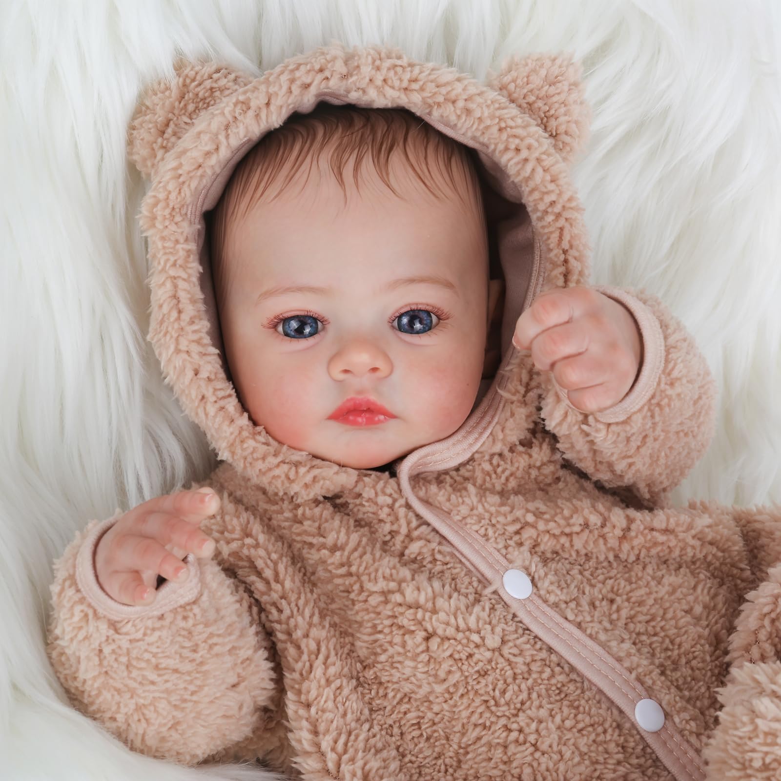 KSBD Reborn Baby Doll birth certificate adds a realistic keepsake for display.