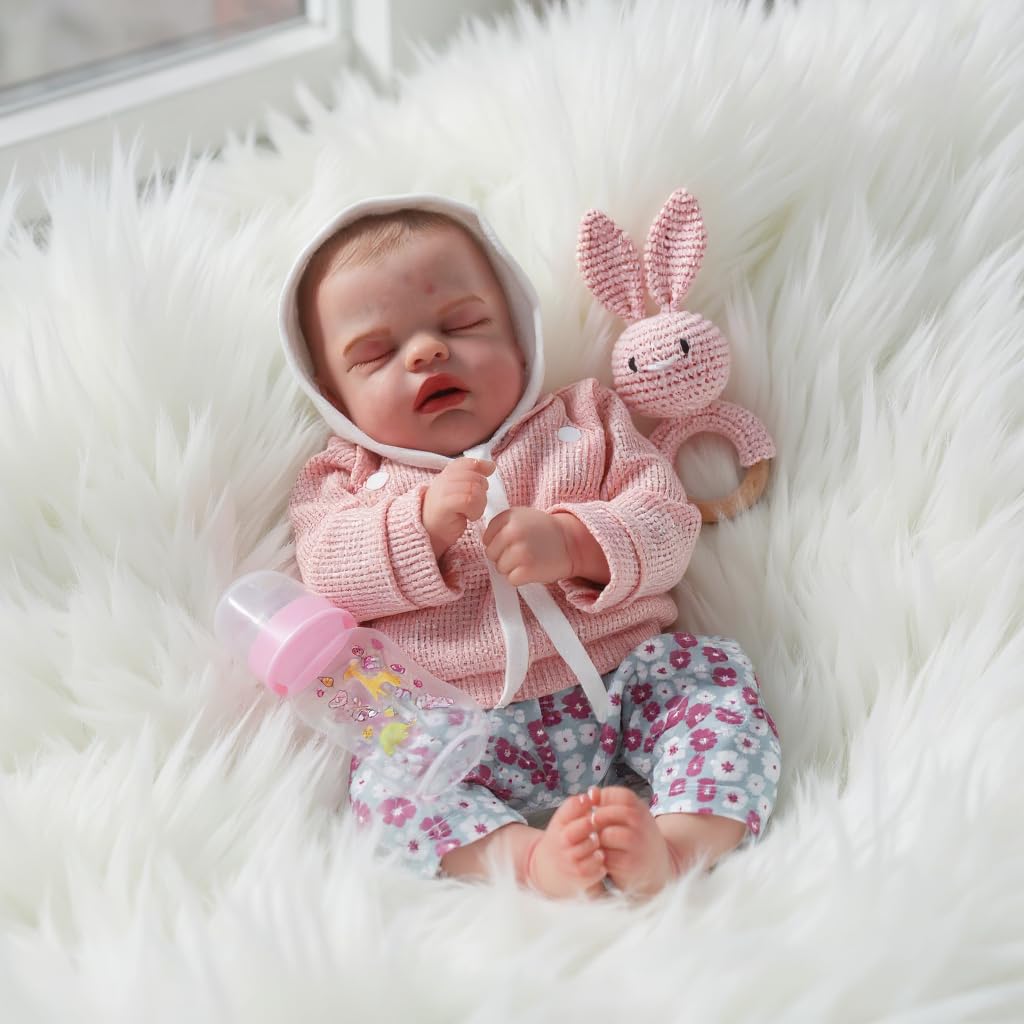 KSBD reborn doll sleeping face offers soothing companionship and lifelike cuddles