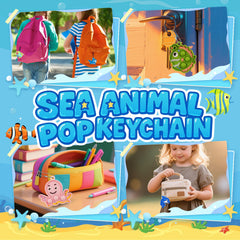 Ksmky sea animal pop fidget toy crab for party favors and sharing.