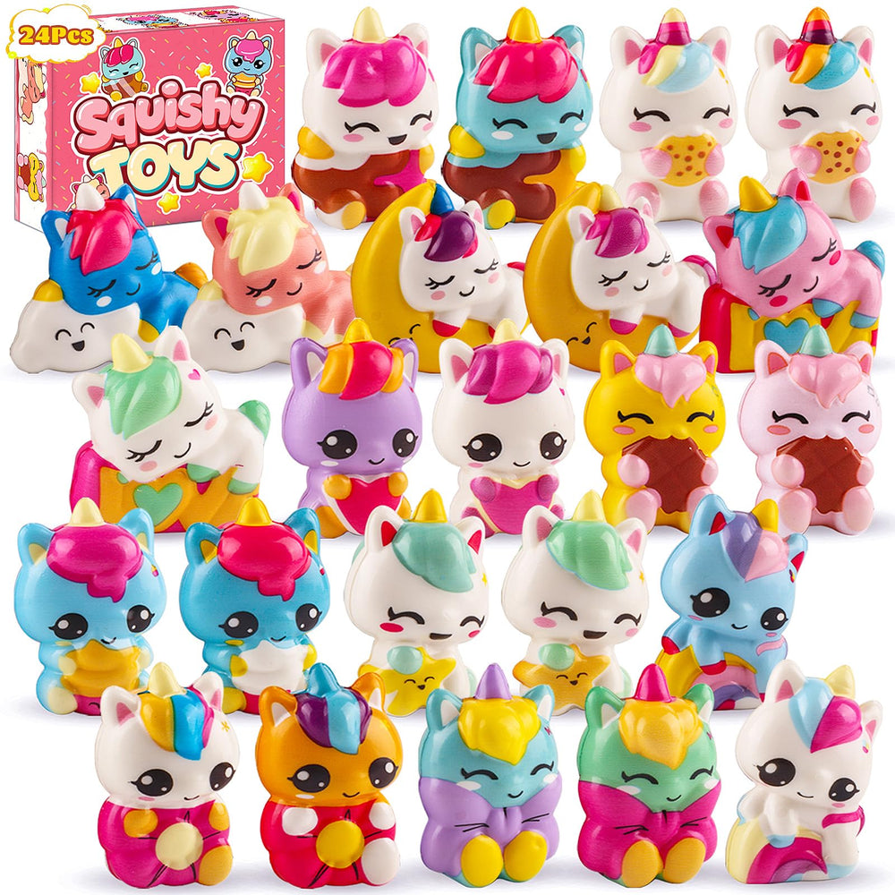 Ksmky squishy toys with 12 animal designs for collection and imaginative play