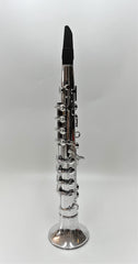 ksmtoys My First Toy Clarinet in silver finish is ready to play straight out of the box.