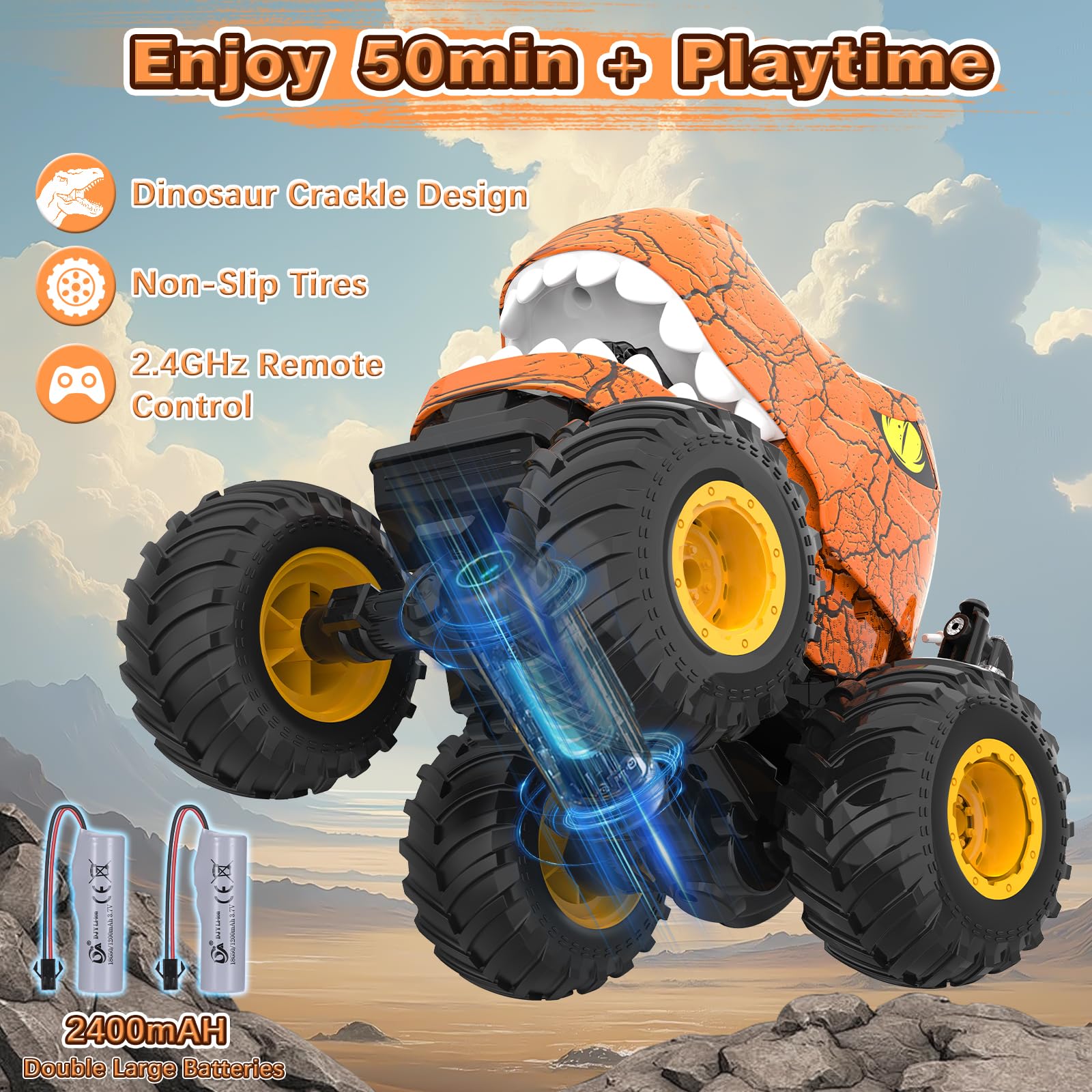 Kssvzz all-terrain ABS chassis enables versatile surface adventures.