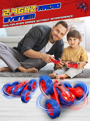 Kssvzz Spider RC car in kids' hands during outdoor play