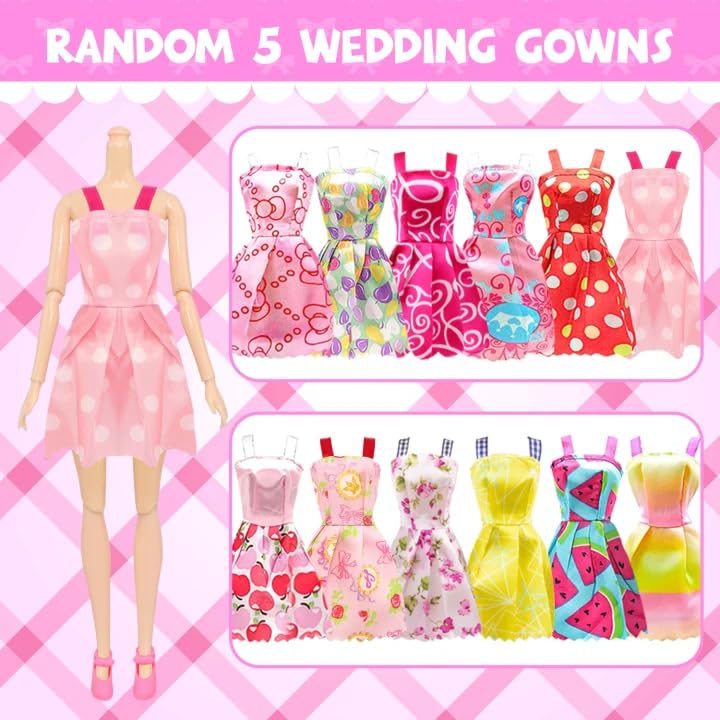 K.T. Fancy fashion dresses spark imaginative play and stylish pretend looks.