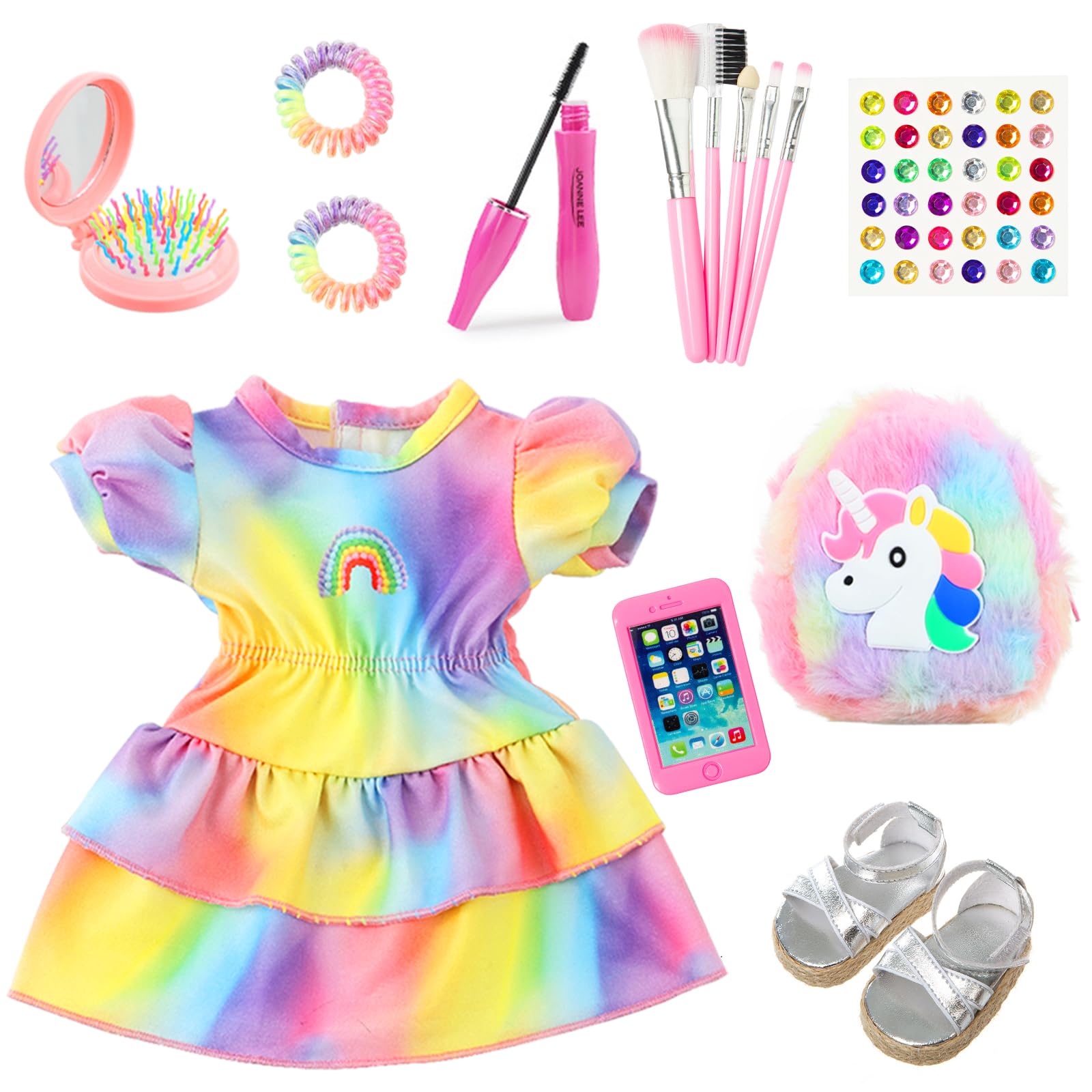 K.T. Fancy stickers let kids personalize doll scenes.
