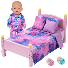 KT Fancy 18-inch doll unicorn slippers add cute, comfy accents.