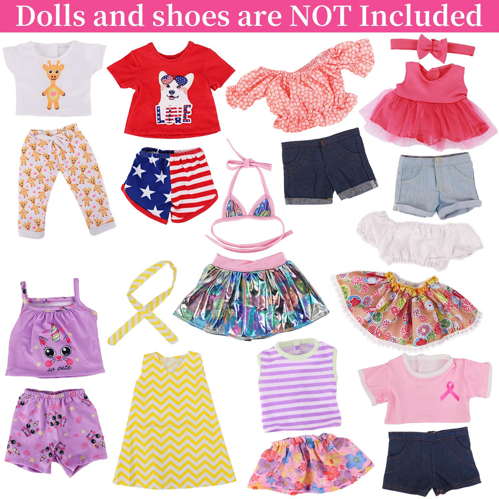 K.T. Fancy doll clothes top and pants set for easy outfit changes