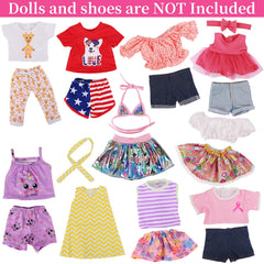 K.T. Fancy doll clothes top and pants set for easy outfit changes