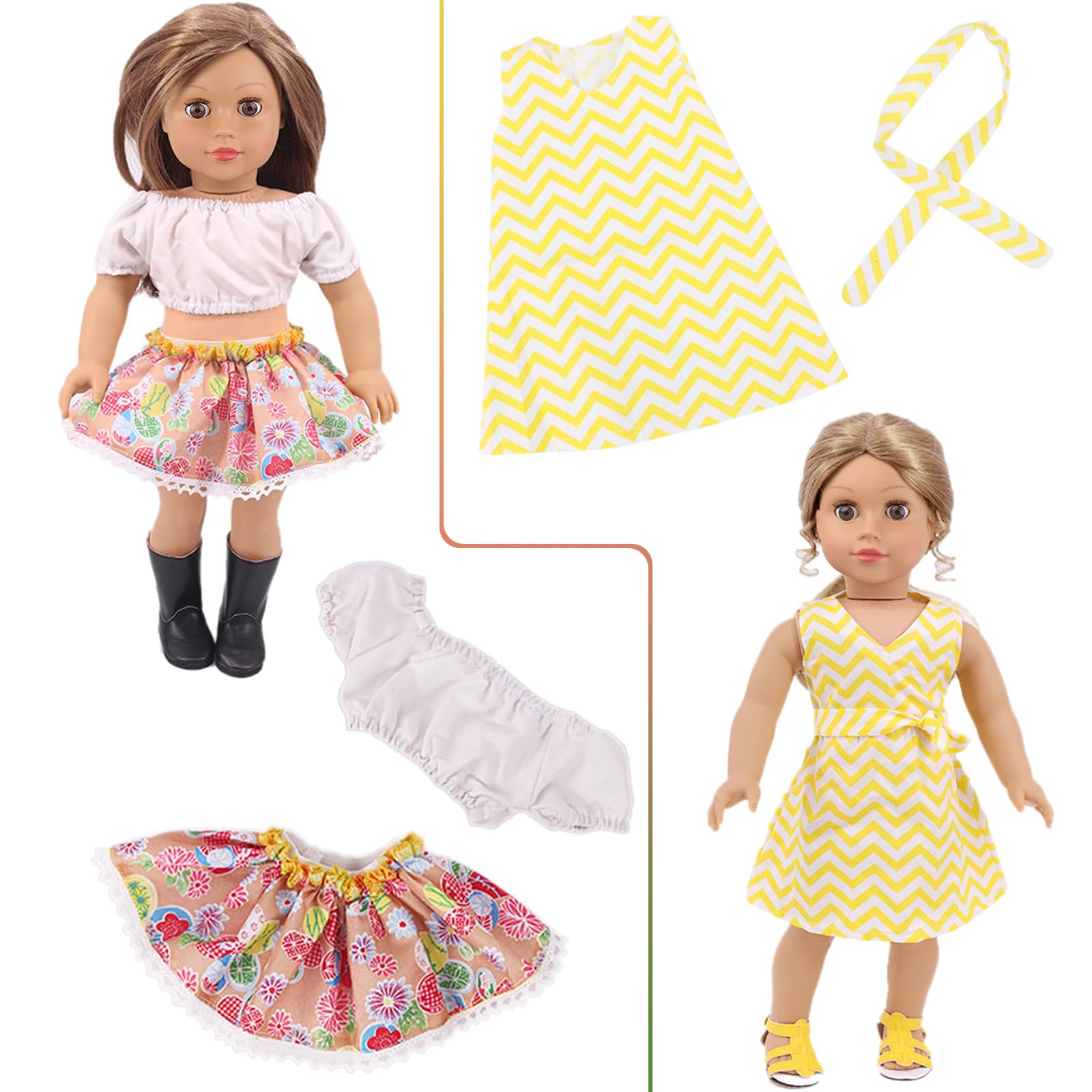 K.T. Fancy doll dress set for stylish ensembles