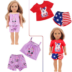 K.T. Fancy doll pajamas set for cozy bedtime play