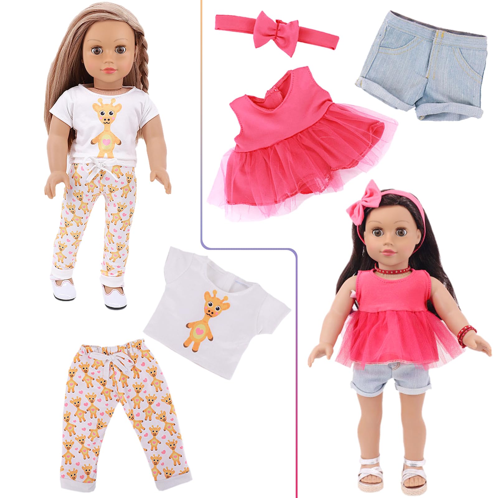 K.T. Fancy doll top and skirt set for versatile outfits
