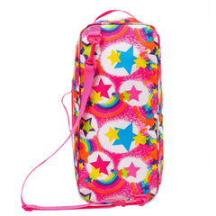 KT Fancy doll travel bag in use during a playdate or trip