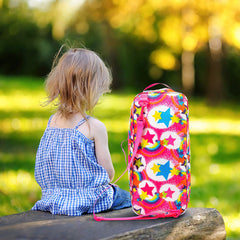 KT Fancy gift-ready packaging for doll travel bag presentation