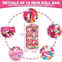 K.T. Fancy star hair clips brighten doll hairstyles and accessorize outfits.